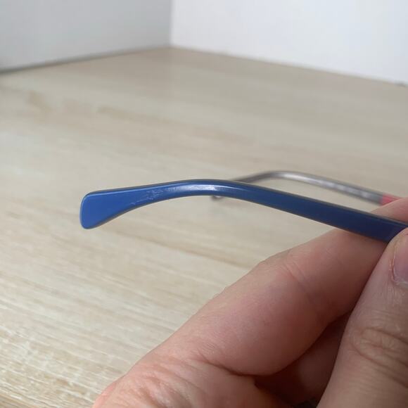 Ray-Ban RB5298 5550 Eyeglasses Frames Only Blue Red Translucent 53-17-135 - Picture 8 of 9